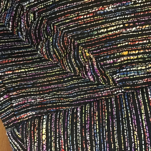 Ann Taylor factory multicoloured textured skirt 10 - Picture 4 of 9